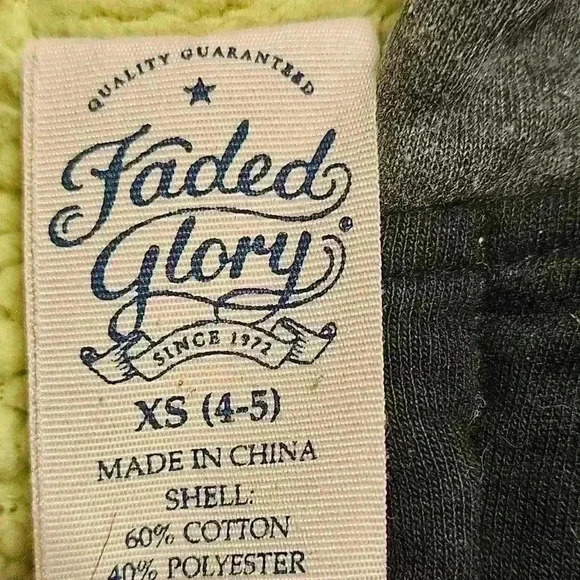 Faded Glory Boys Black And Camouflage Hoodie Jacket Size Small 4/5 - Picture 5 of 7